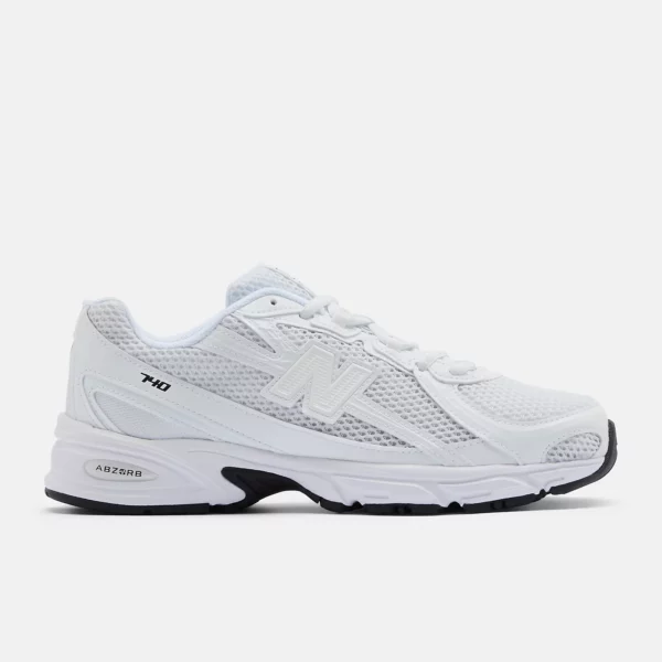 740 Shoes NB White with Black - Image 2