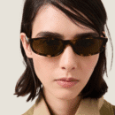 Miu Regard sunglasses-Lead Green Lenses