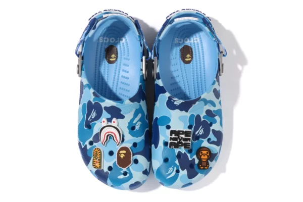 BAPE X CROCS-BLUE - Image 3