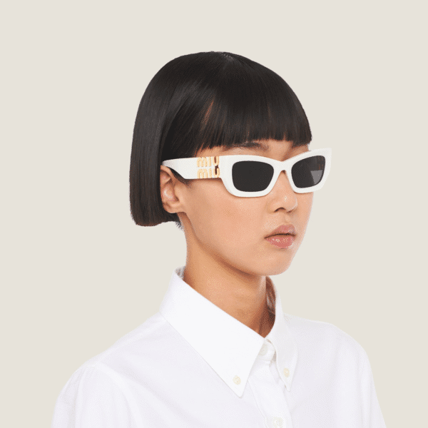 Miu Glimpse Sunglasses-Slate Gray - Image 2