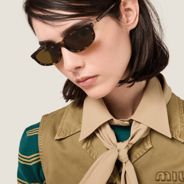 Miu Regard sunglasses-Lead Green Lenses - Image 2